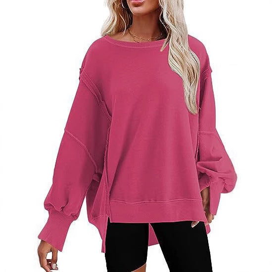 Damer avslappnad oversized tröja med voluminösa ärmar Mirla-Eva Jonsson