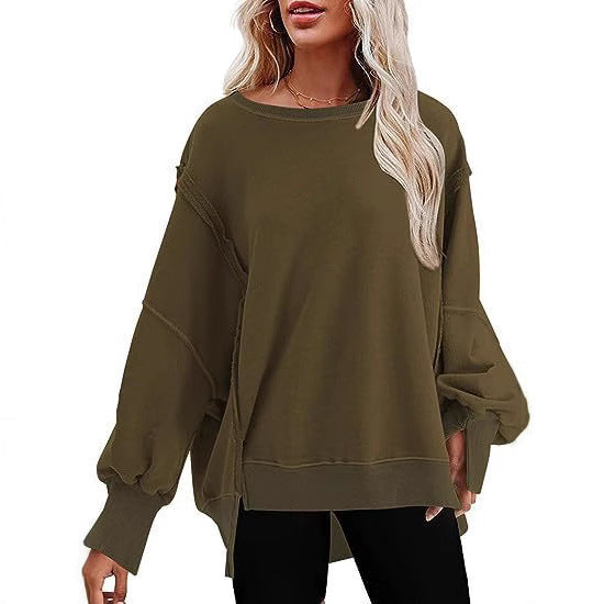 Damer avslappnad oversized tröja med voluminösa ärmar Mirla-Eva Jonsson