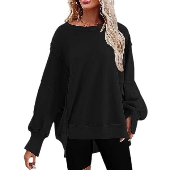 Damer avslappnad oversized tröja med voluminösa ärmar Mirla-Eva Jonsson