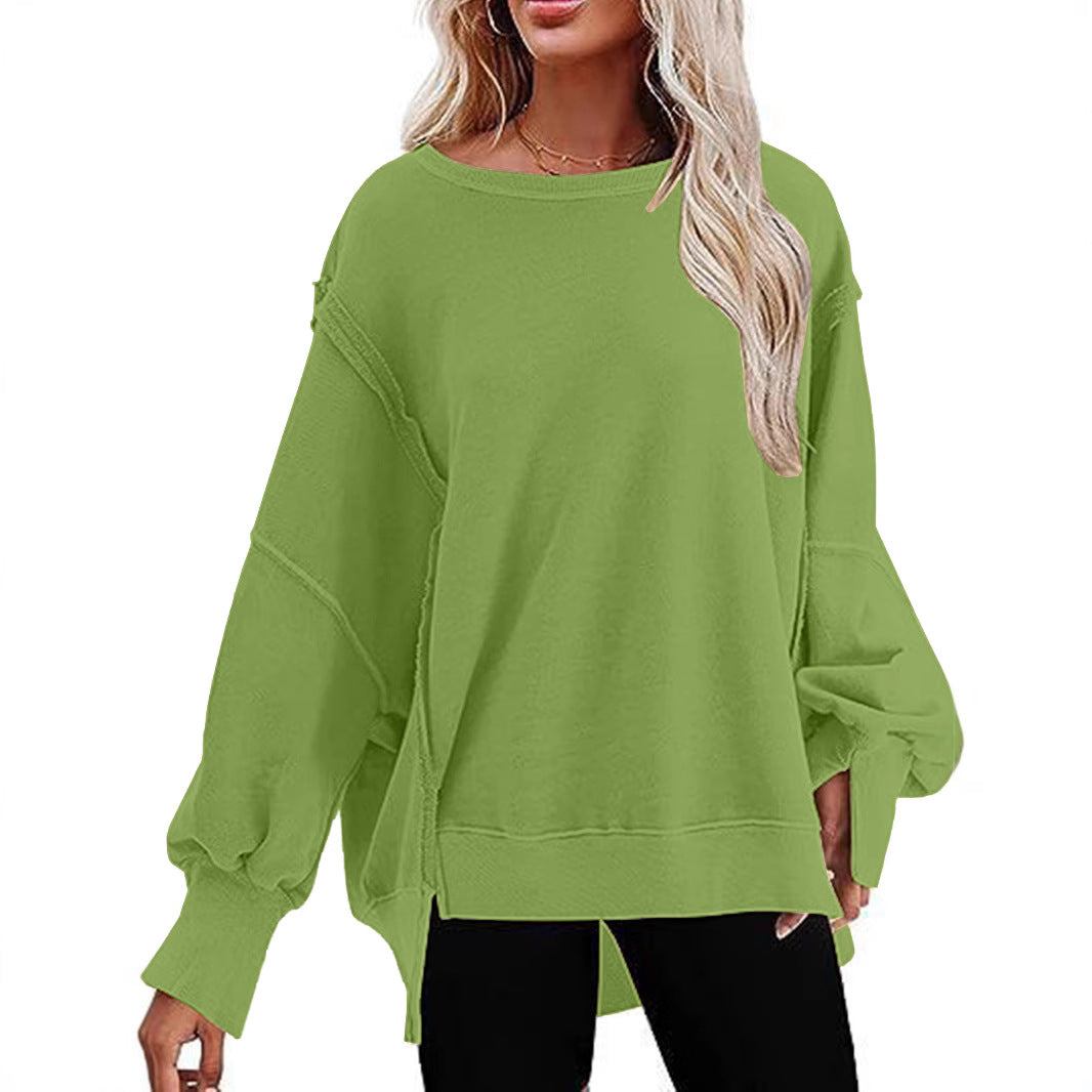Damer avslappnad oversized tröja med voluminösa ärmar Mirla-Eva Jonsson