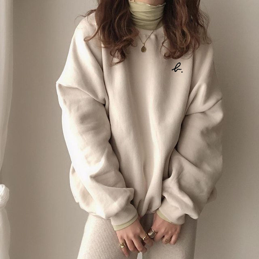 Damer avslappnad oversized tröja med voluminösa ärmar Mirla-Eva Jonsson