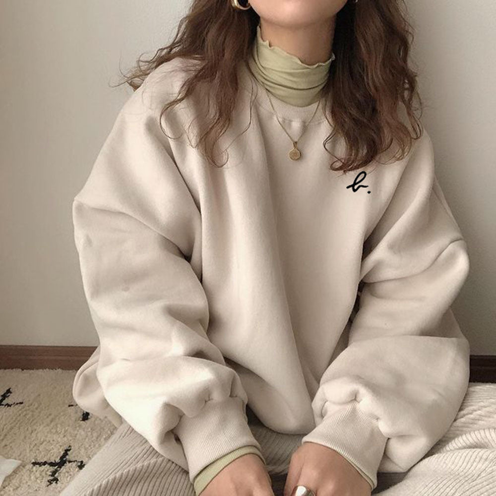 Damer avslappnad oversized tröja med voluminösa ärmar Mirla-Eva Jonsson