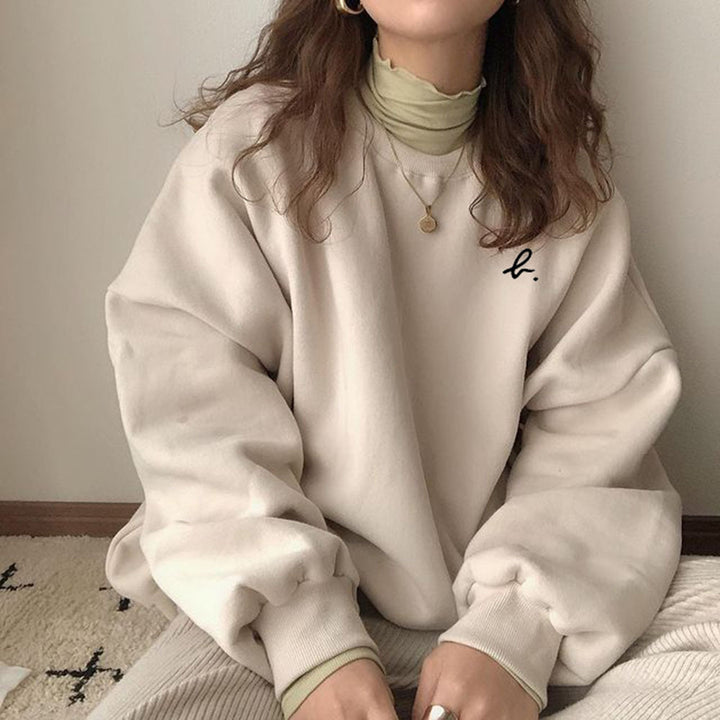 Damer avslappnad oversized tröja med voluminösa ärmar Mirla-Eva Jonsson