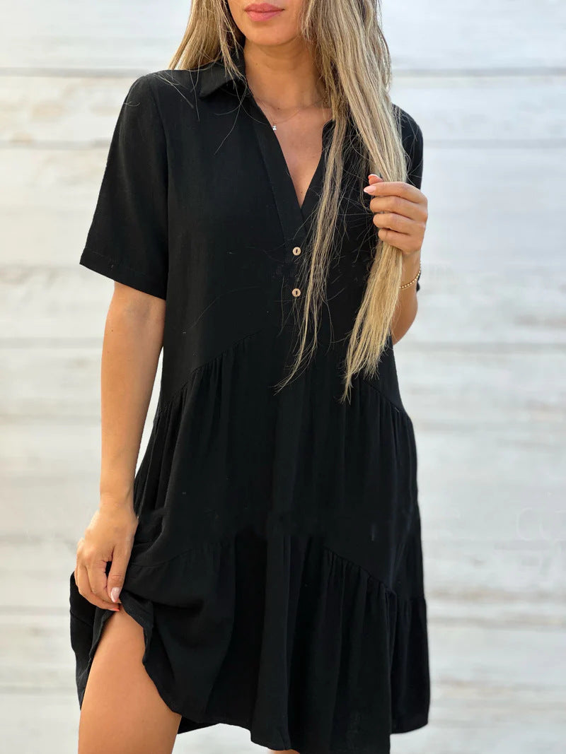 Damer avslappnad skjortklänning Mirla-Eva Jonsson