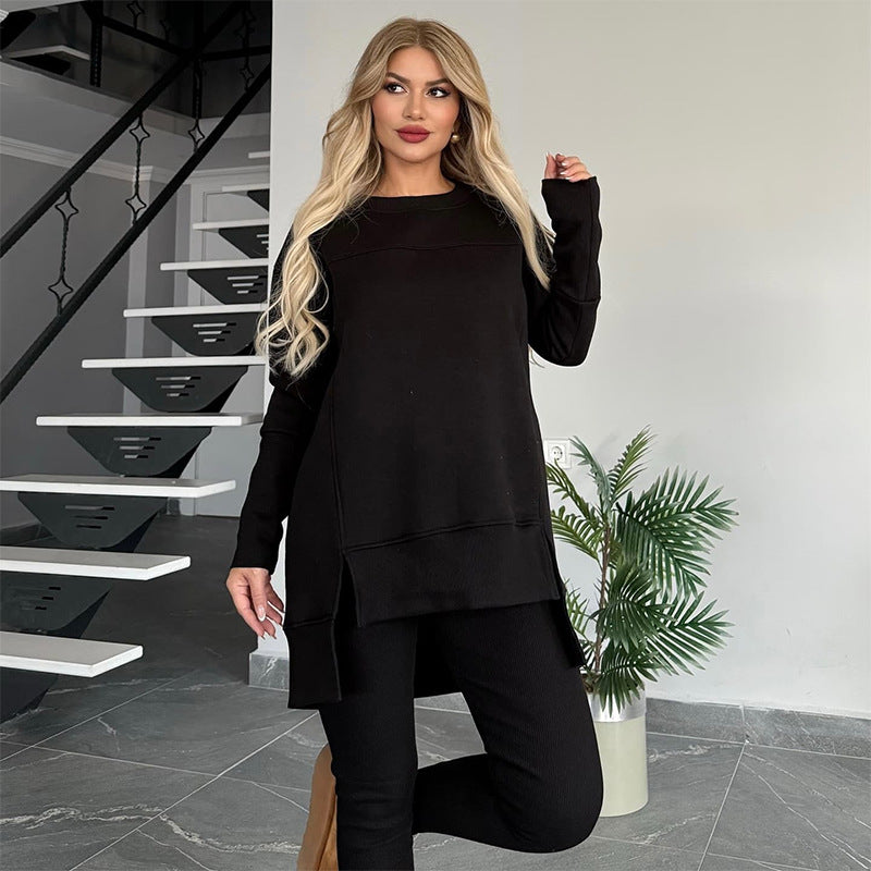 Damer avslappnad sportensemble med oversized tröja och leggings Mirla-Eva Jonsson