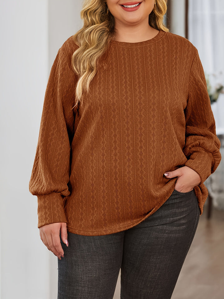 Damer avslappnad stickad topp Mirla-Eva Jonsson