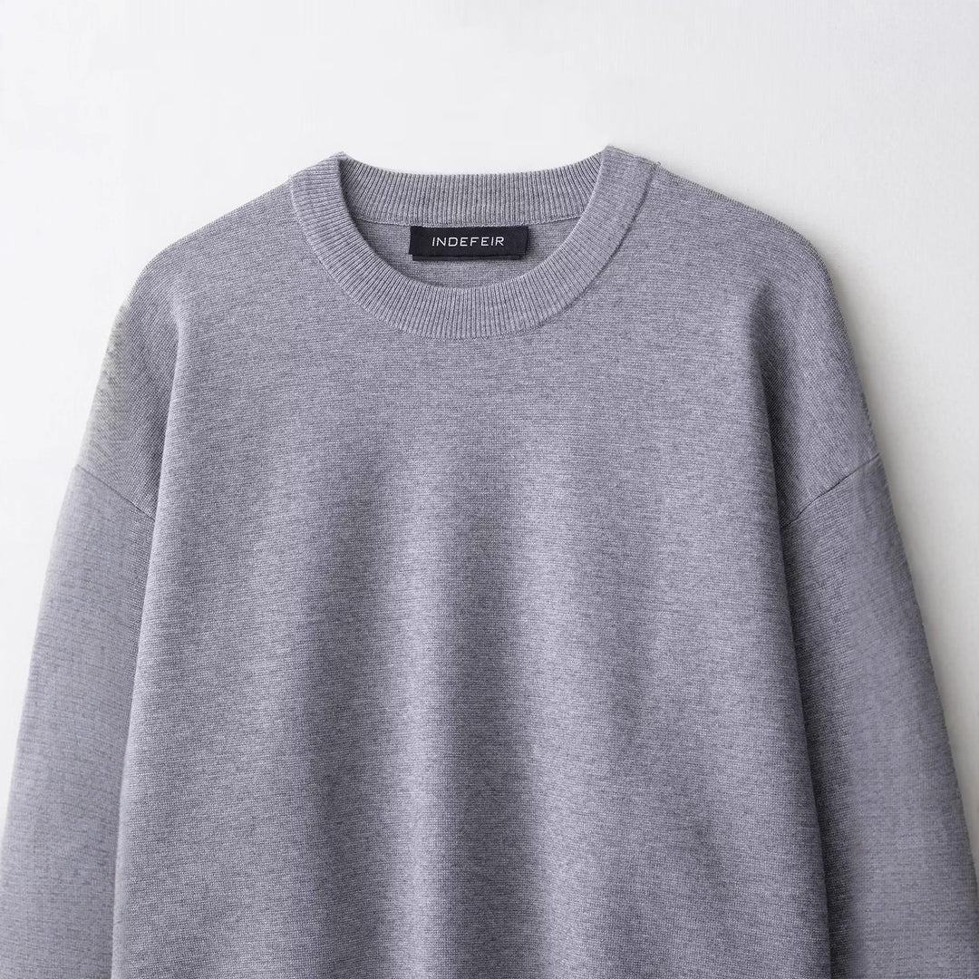 Damer avslappnad sweatpullover med oversized passform och klassisk rundhals Mirla-Eva Jonsson