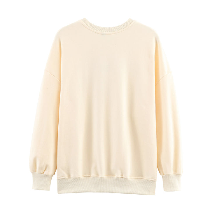 Damer avslappnad sweatshirt med grafisk tryck Mirla-Eva Jonsson