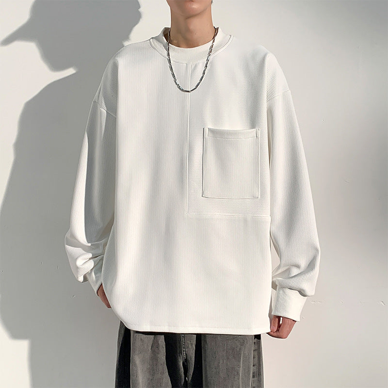 Damer avslappnad sweatshirt med praktisk bröstficka Mirla-Eva Jonsson