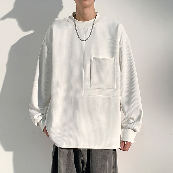 Damer avslappnad sweatshirt med praktisk bröstficka Mirla-Eva Jonsson
