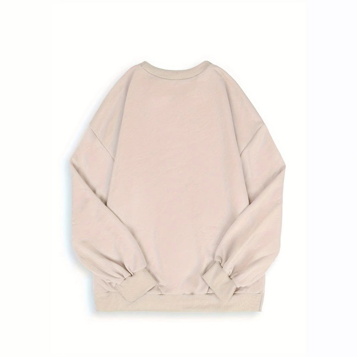 Damer avslappnad sweatshirt med ribbstruktur Mirla-Eva Jonsson
