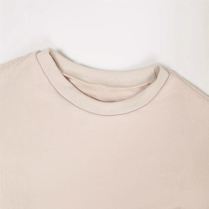 Damer avslappnad sweatshirt med ribbstruktur Mirla-Eva Jonsson