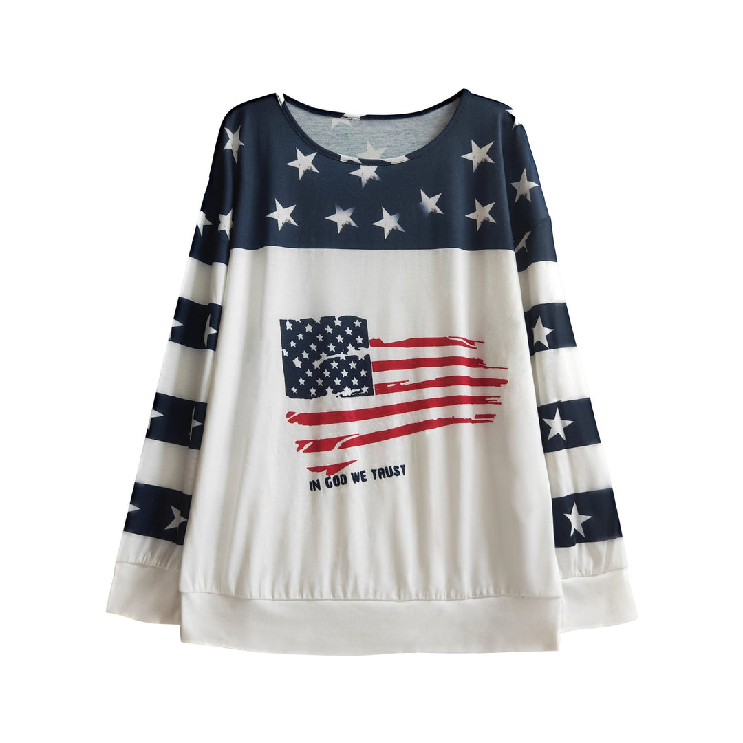 Damer avslappnad sweatshirt med stjärndesign Mirla-Eva Jonsson