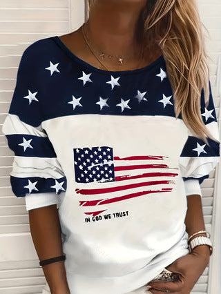 Damer avslappnad sweatshirt med stjärndesign Mirla-Eva Jonsson