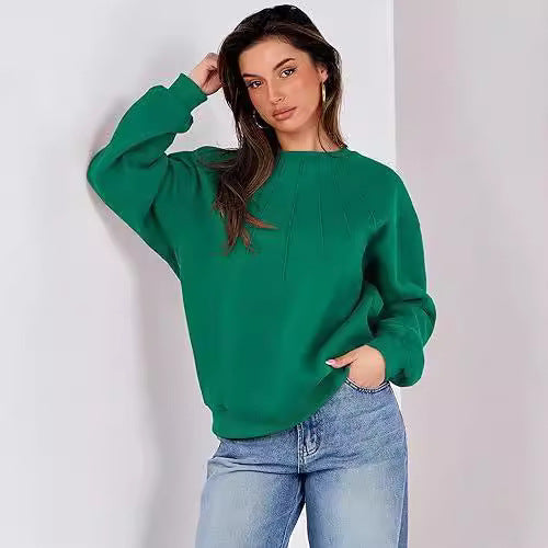 Damer avslappnad sweatshirt med strukturerad design Mirla-Eva Jonsson