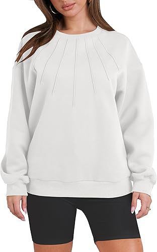 Damer avslappnad sweatshirt med strukturerad design Mirla-Eva Jonsson