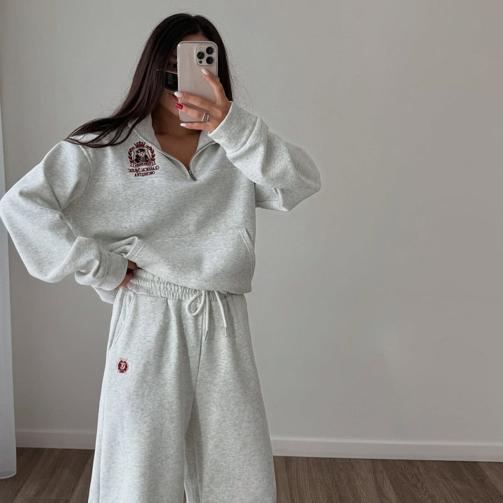 Damer avslappnad sweatshirt och bred joggingset Mirla-Eva Jonsson