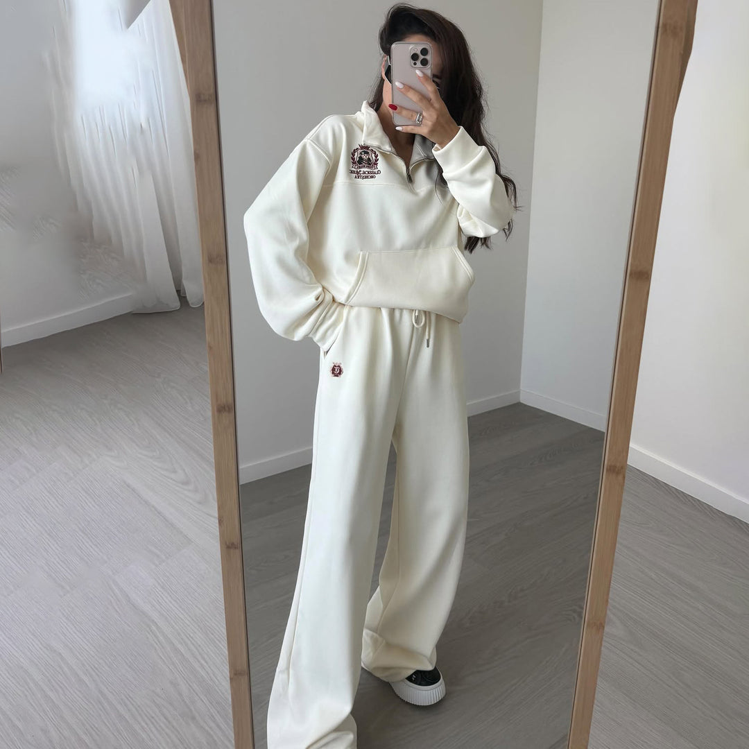 Damer avslappnad sweatshirt och bred joggingset Mirla-Eva Jonsson