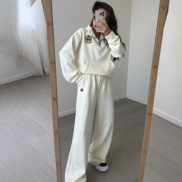 Damer avslappnad sweatshirt och bred joggingset Mirla-Eva Jonsson