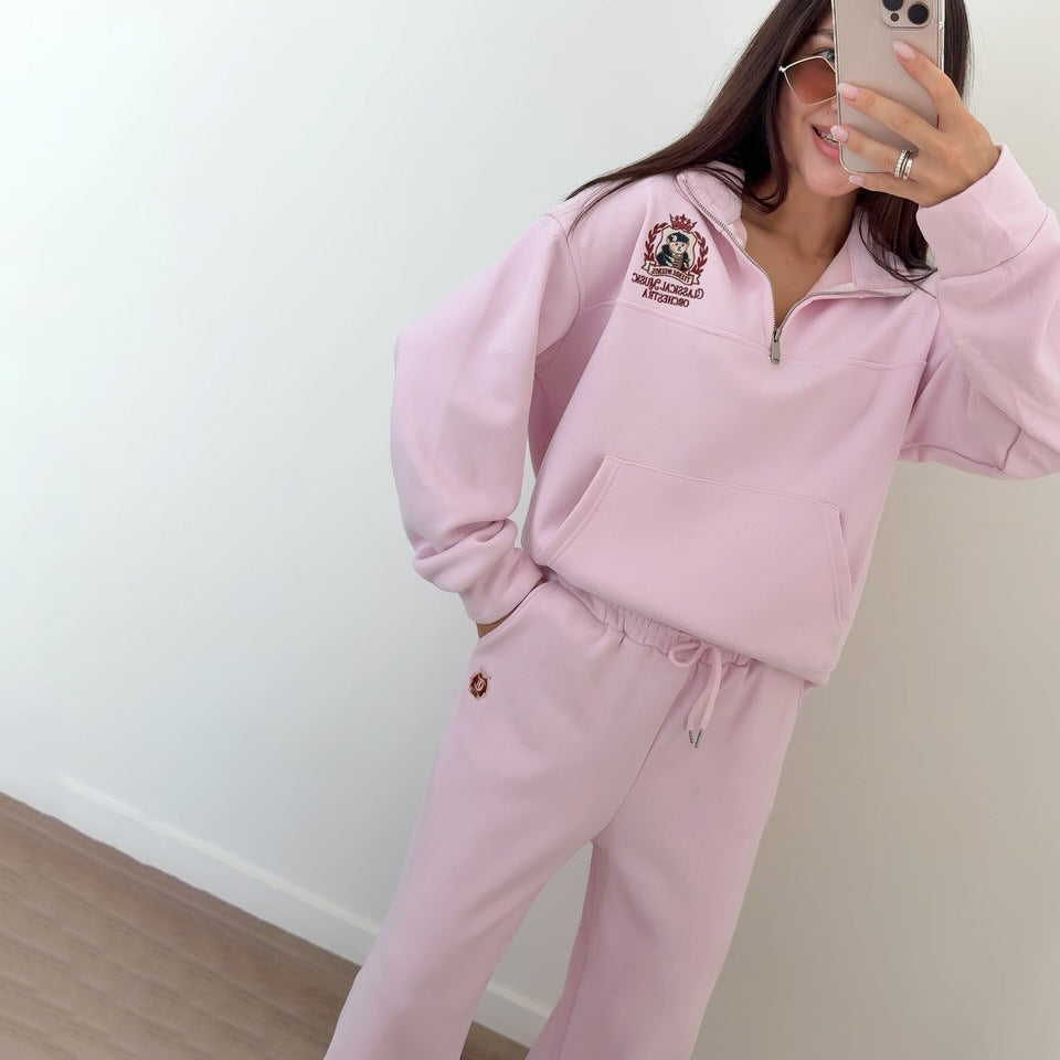 Damer avslappnad sweatshirt och bred joggingset Mirla-Eva Jonsson