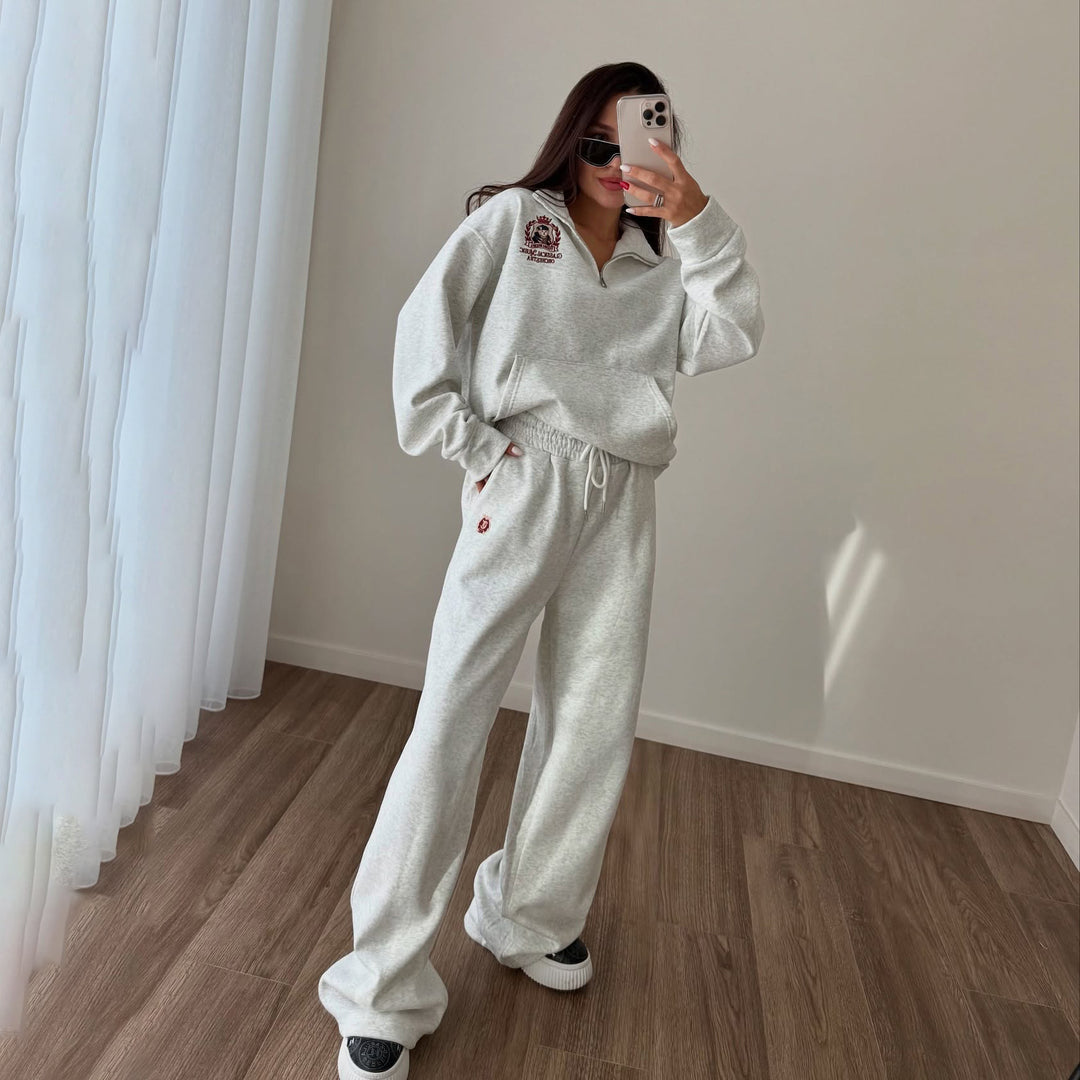 Damer avslappnad sweatshirt och bred joggingset Mirla-Eva Jonsson