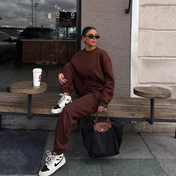 Damer avslappnad sweatshirt och joggingset Eva Jonsson-Eva Jonsson