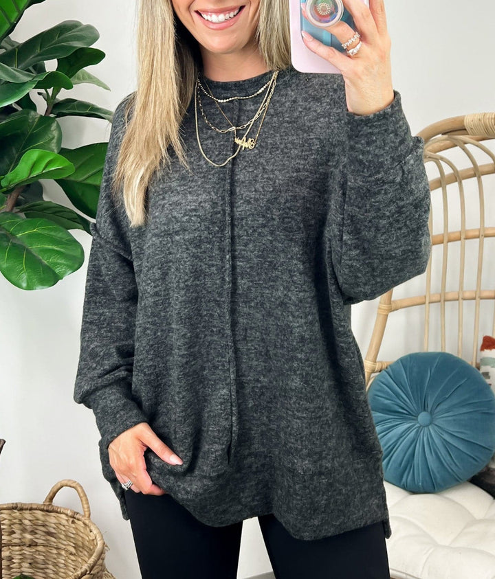 Damer avslappnad tröja i modern oversized skärning Mirla-Eva Jonsson