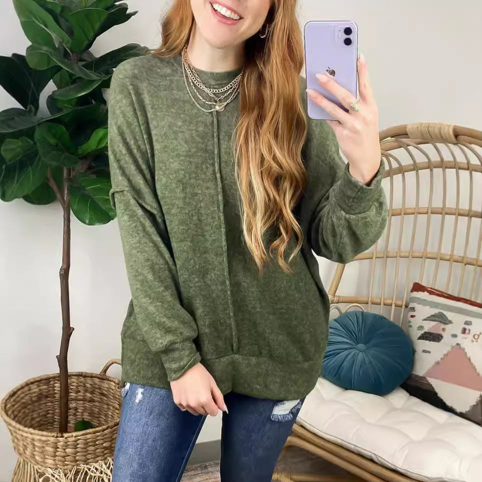Damer avslappnad tröja i modern oversized skärning Mirla-Eva Jonsson
