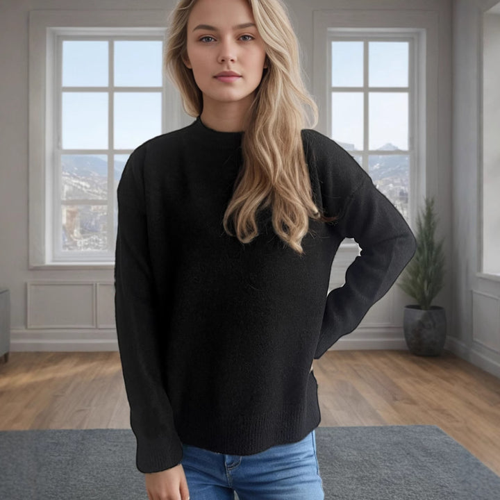 Damer avslappnad tröja med lös passform och modern ribbad design Mirla-Eva Jonsson