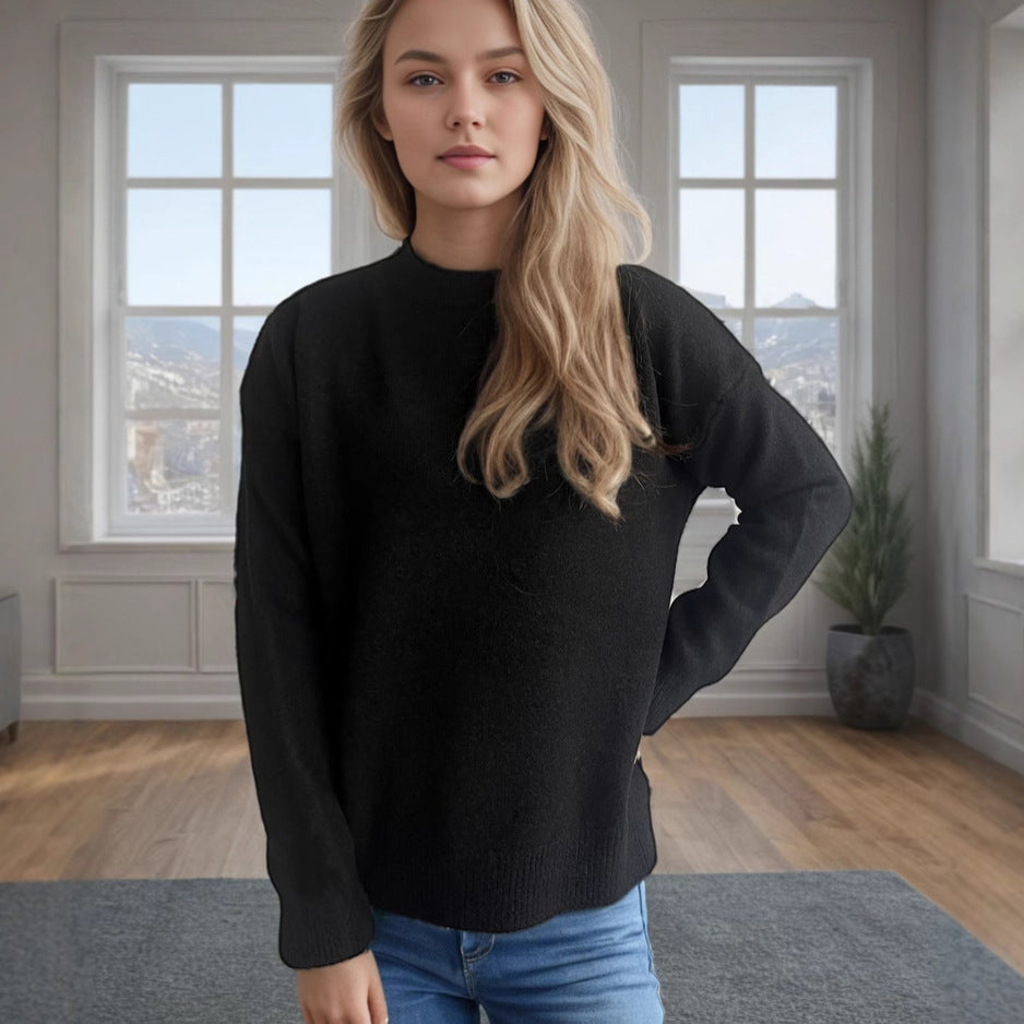 Damer avslappnad tröja med lös passform och modern ribbad design Mirla-Eva Jonsson