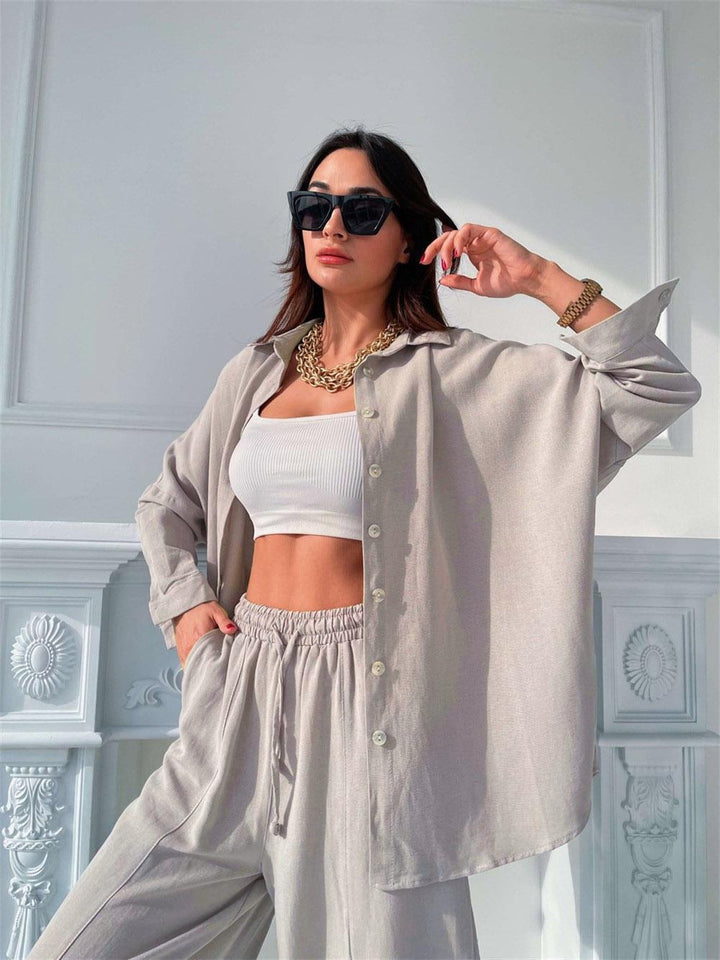 Damer avslappnad tvådelad outfit Mirla-Eva Jonsson