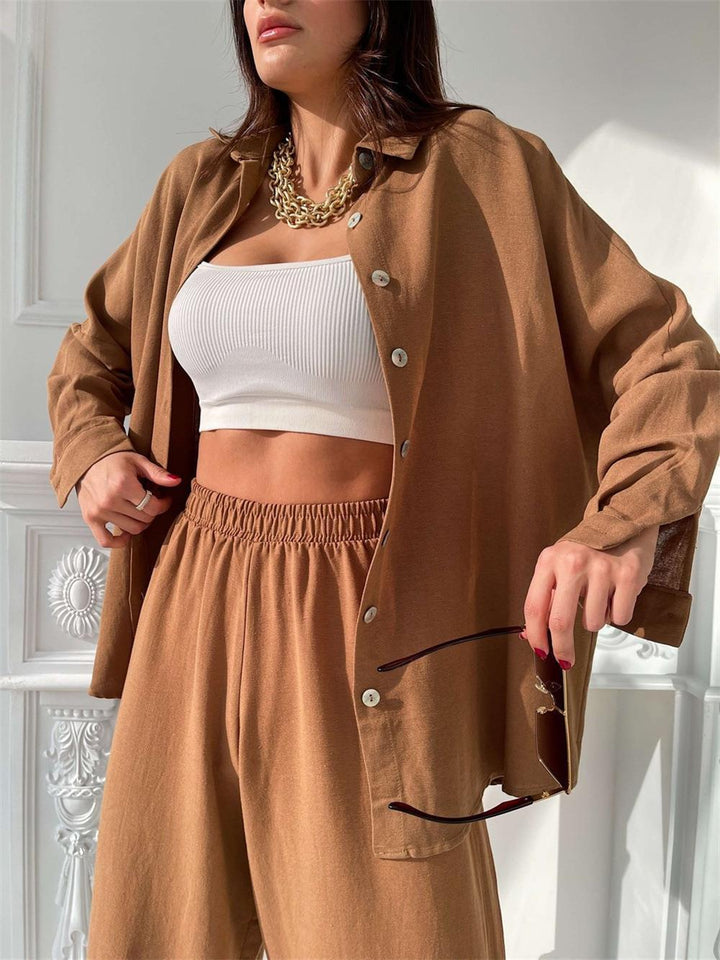 Damer avslappnad tvådelad outfit Mirla-Eva Jonsson