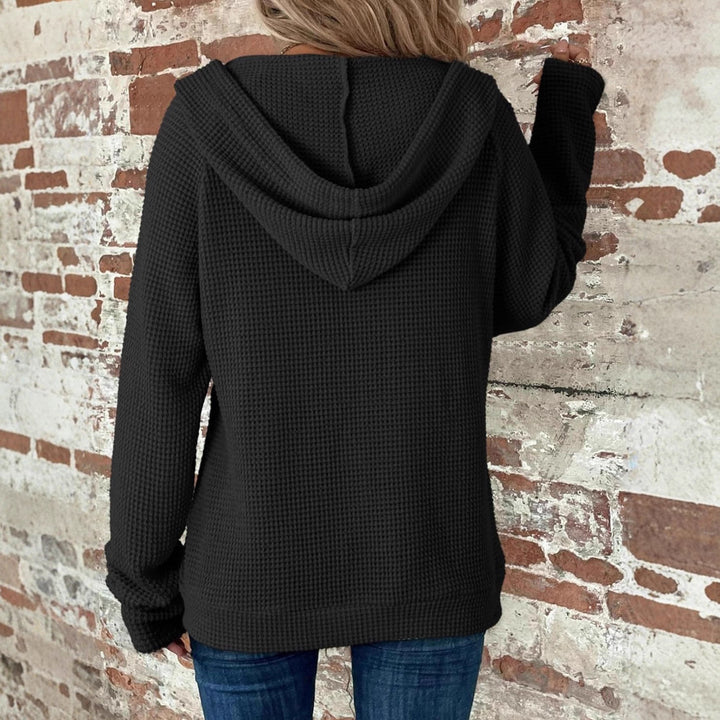Damer avslappnad zip-hoodie Mirla-Eva Jonsson