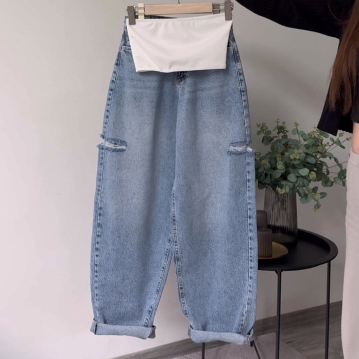 Damer avslappnade Baggy-jeans med distressed detaljer Mirla-Eva Jonsson