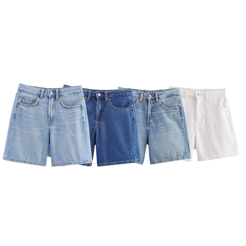 Damer avslappnade denimshorts Mirla-Eva Jonsson