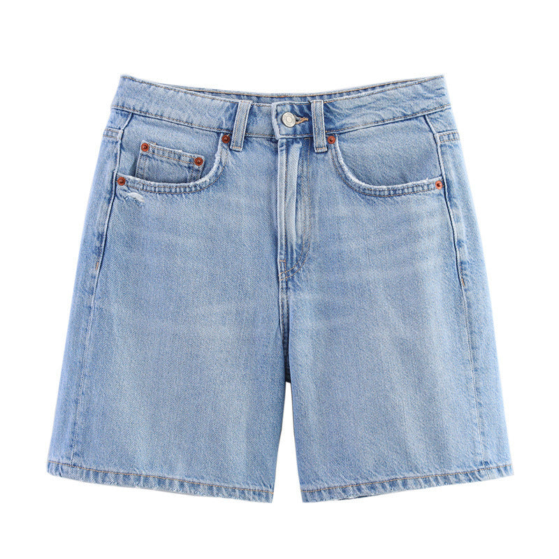 Damer avslappnade denimshorts Mirla-Eva Jonsson