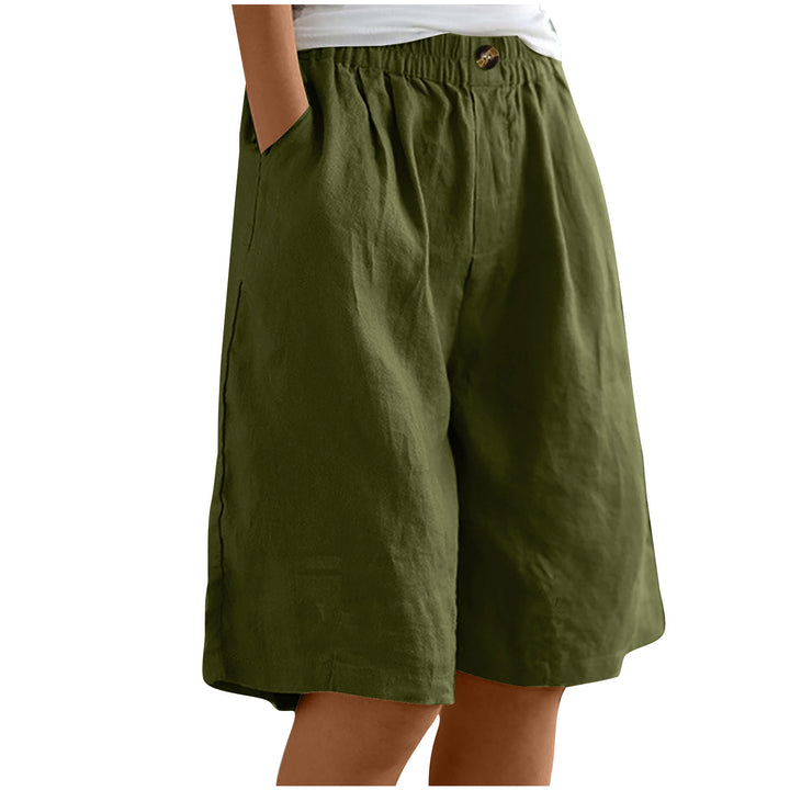 Damer avslappnade linne-shorts Mirla-Eva Jonsson