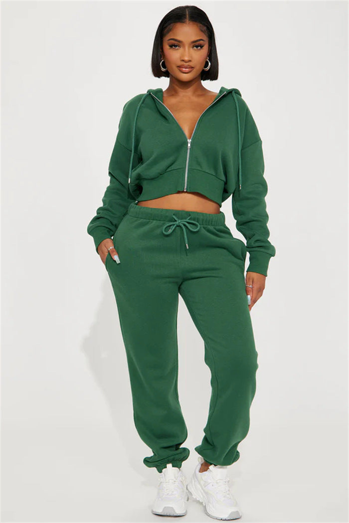 Damer avslappnat hoodie- och joggingset med justerbar midja Eva Jonsson-Eva Jonsson