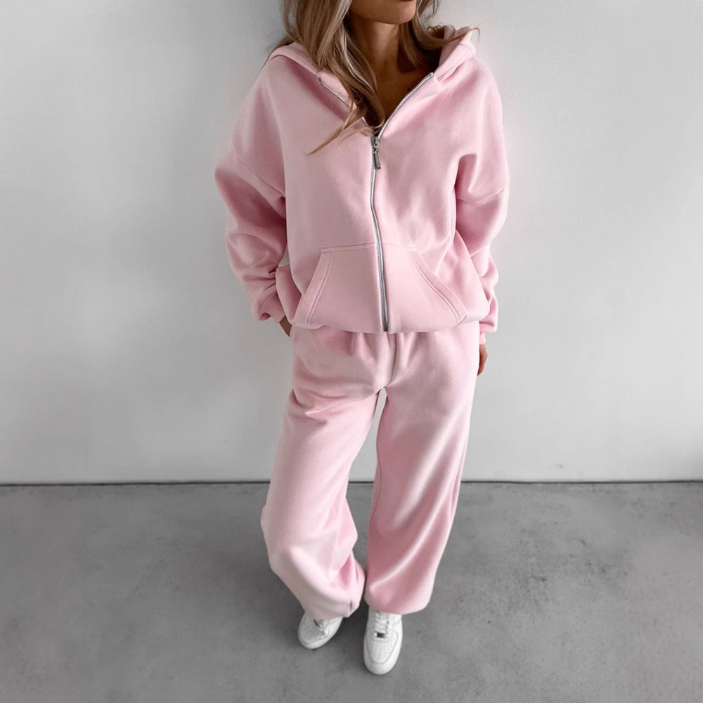 Damer avslappnat hoodie- och mjukisbyxor-set Eva Jonsson-Eva Jonsson