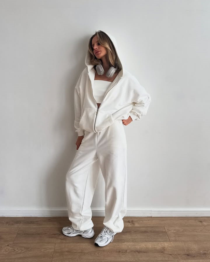 Damer avslappnat hoodie- och mjukisbyxor-set Eva Jonsson-Eva Jonsson