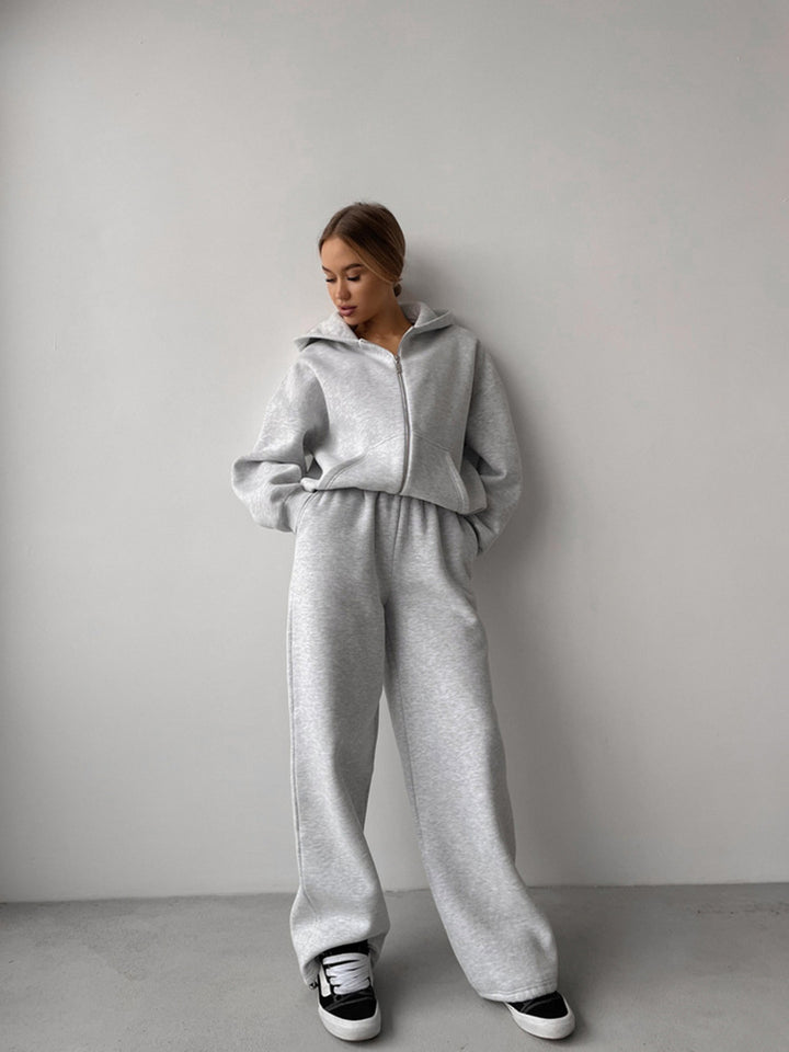 Damer avslappnat hoodie- och mjukisbyxor-set Eva Jonsson-Eva Jonsson