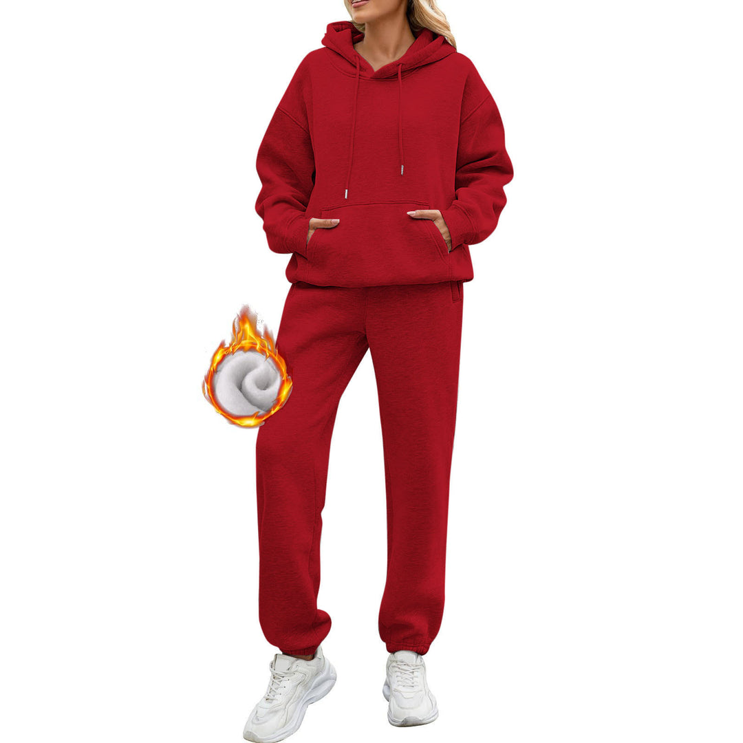 Damer bekväm Hoodie och avslappnad Joggingbyxa Set Mirla-Eva Jonsson