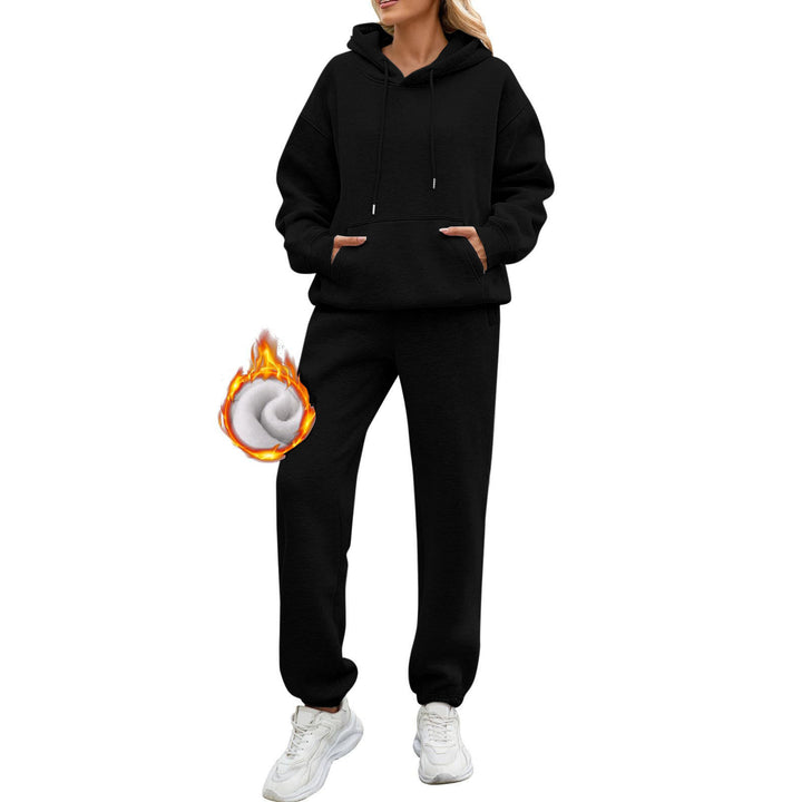 Damer bekväm Hoodie och avslappnad Joggingbyxa Set Mirla-Eva Jonsson