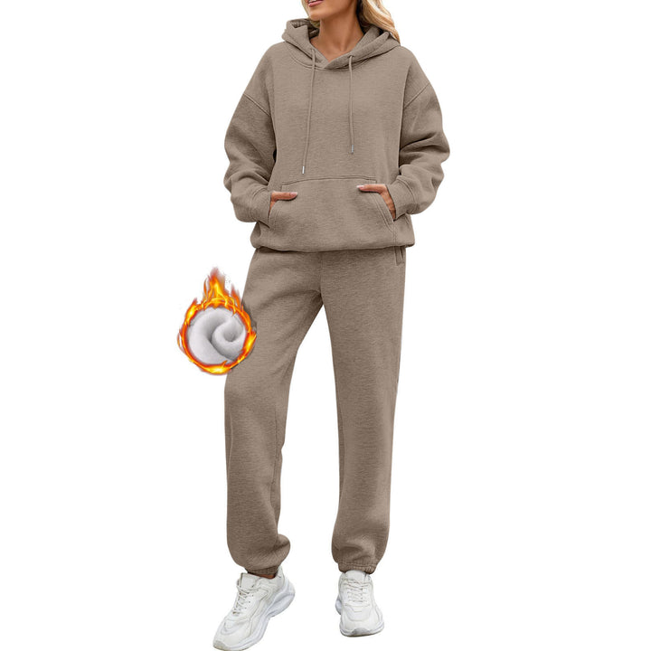 Damer bekväm Hoodie och avslappnad Joggingbyxa Set Mirla-Eva Jonsson