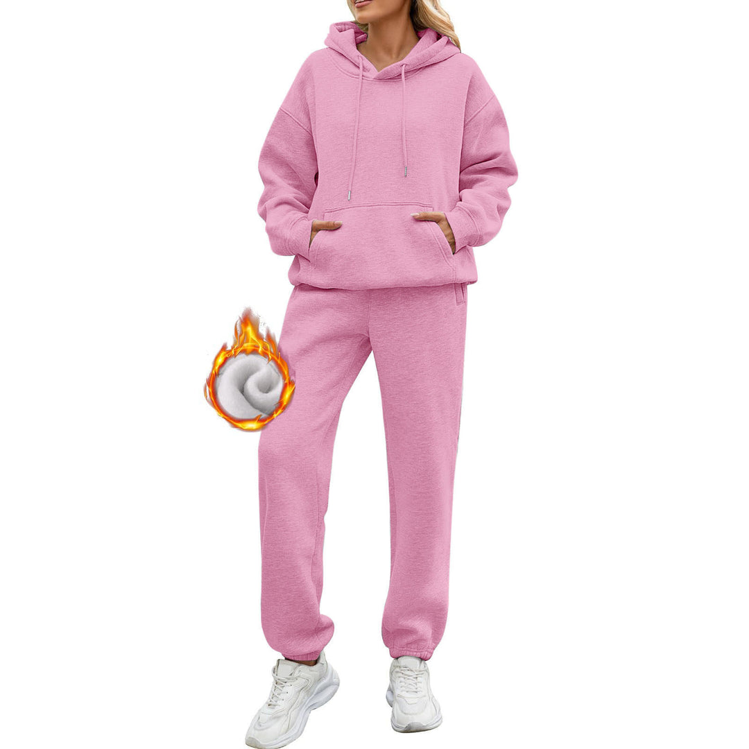 Damer bekväm Hoodie och avslappnad Joggingbyxa Set Mirla-Eva Jonsson