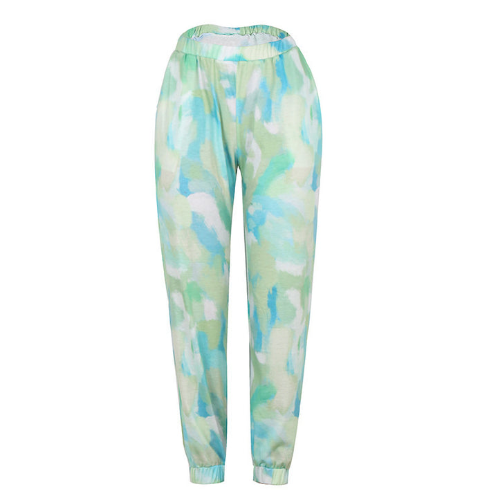 Damer bekväm Tie-Dye fritidsdräkt Mirla-Eva Jonsson