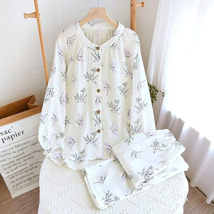 Damer bekväm bomulls-loungewear-set Mirla-Eva Jonsson