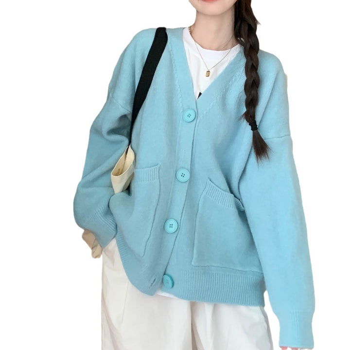 Damer bekväm cardigan med stora fickor och oversized snitt Mirla-Eva Jonsson