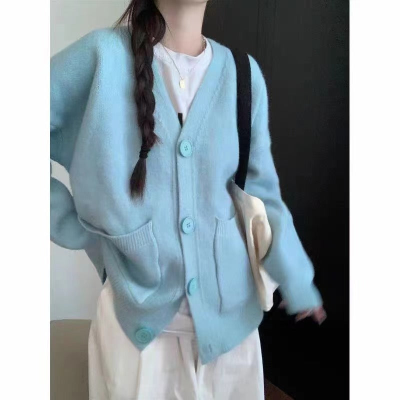 Damer bekväm cardigan med stora fickor och oversized snitt Mirla-Eva Jonsson