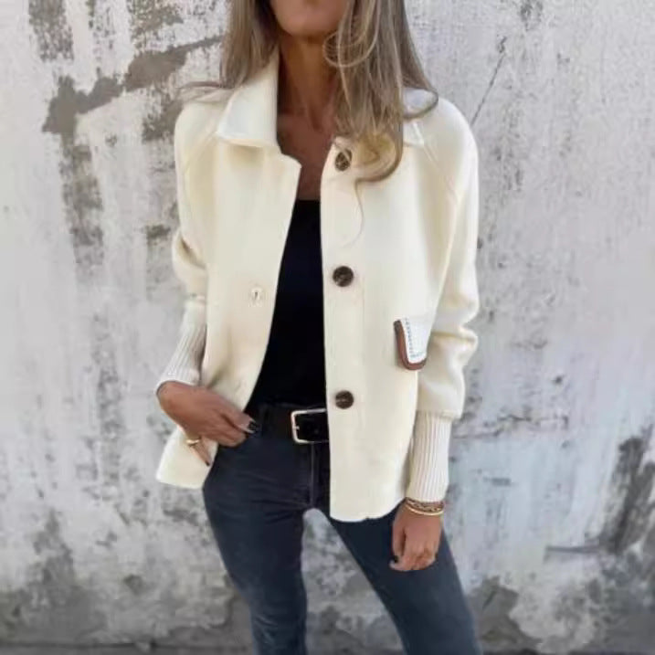 Damer bekväm cardiganjacka med knappar Eva Jonsson-Eva Jonsson